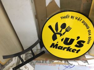 Biển LED tròn cửa hàng