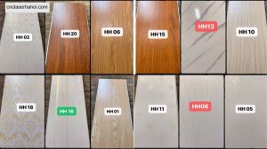 bảng mã mầu tấm ốp nano