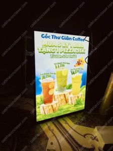 Xưởng làm menu đèn led siêu mỏng giá rẻ